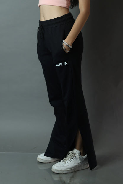 Black Side Slit Pant