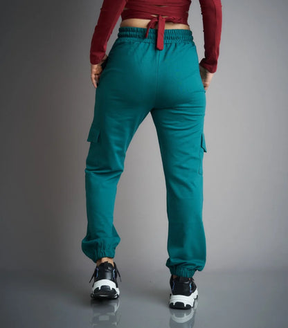 Make a style statement with these green cargo pants, a trendy and practical choice for expressing your individuality.