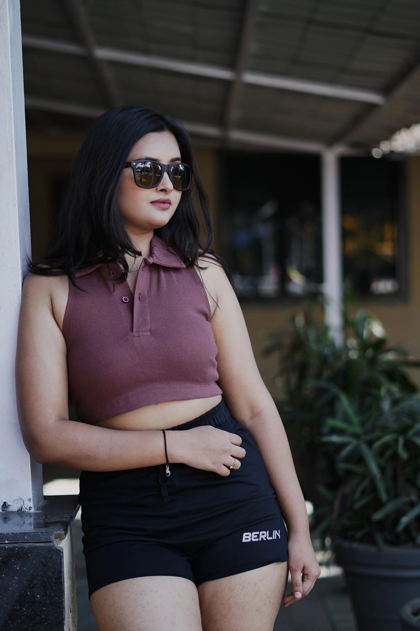 Get street-ready with these brown crop tops, designed to add an urban edge to your casual wardrobe with ease.