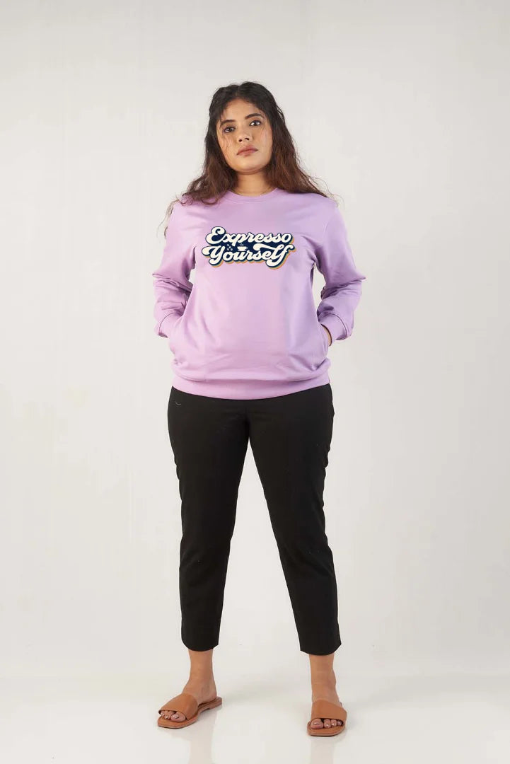 Elevate your wardrobe with this stylish lilac oversized t-shirt, blending comfort and fashion for a trendy look.